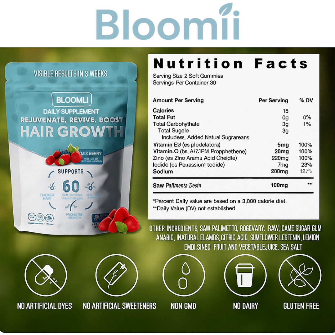 Bloomli - Hair Growth Gummies